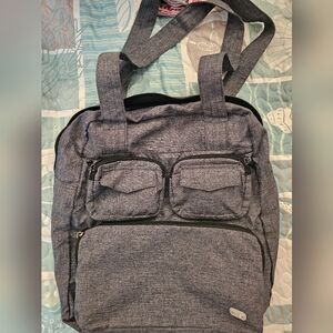 Lug packable puddle jumper tote Heather gray
